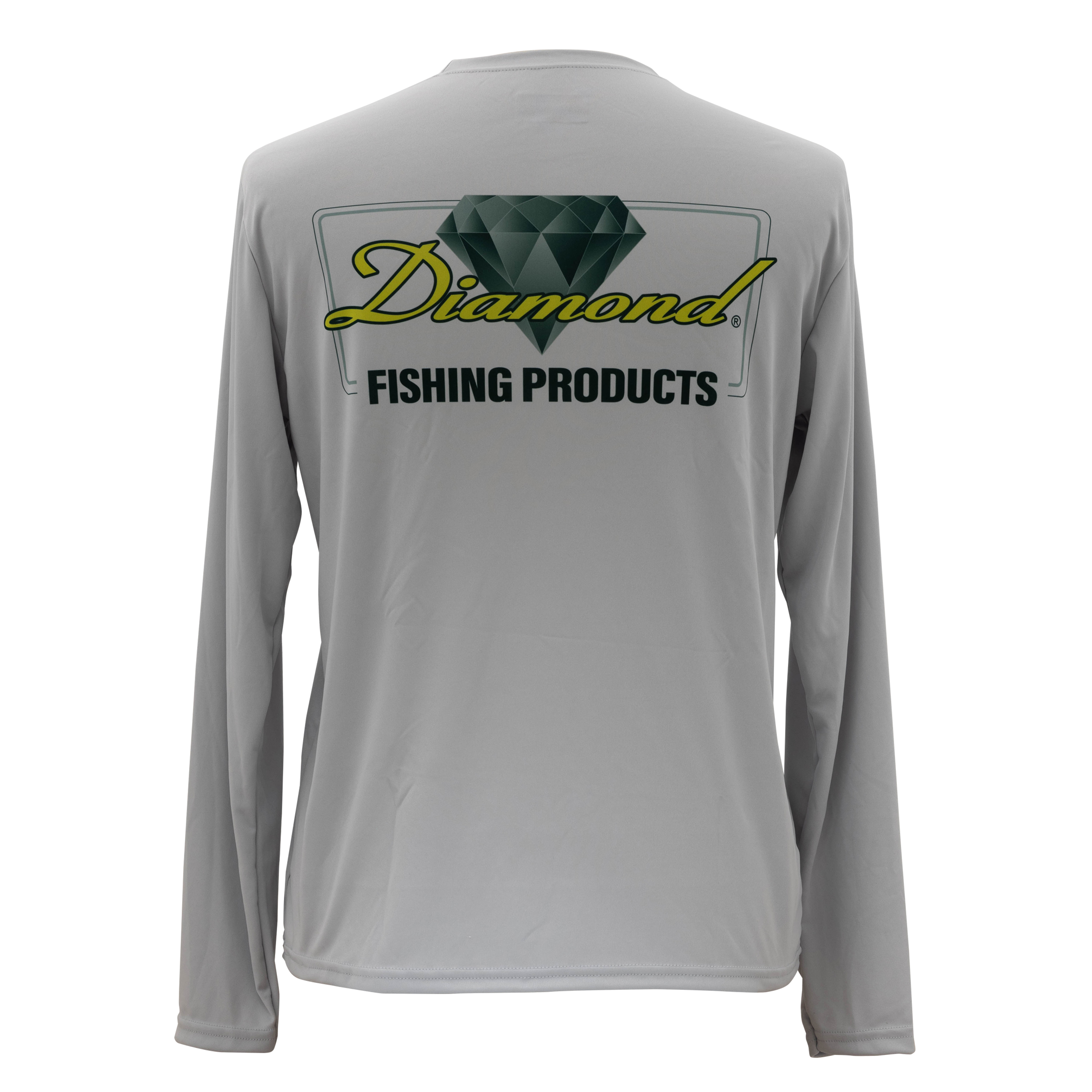 Diamond Fishing Pro Tech Dry Long Sleeve Shirt Gray