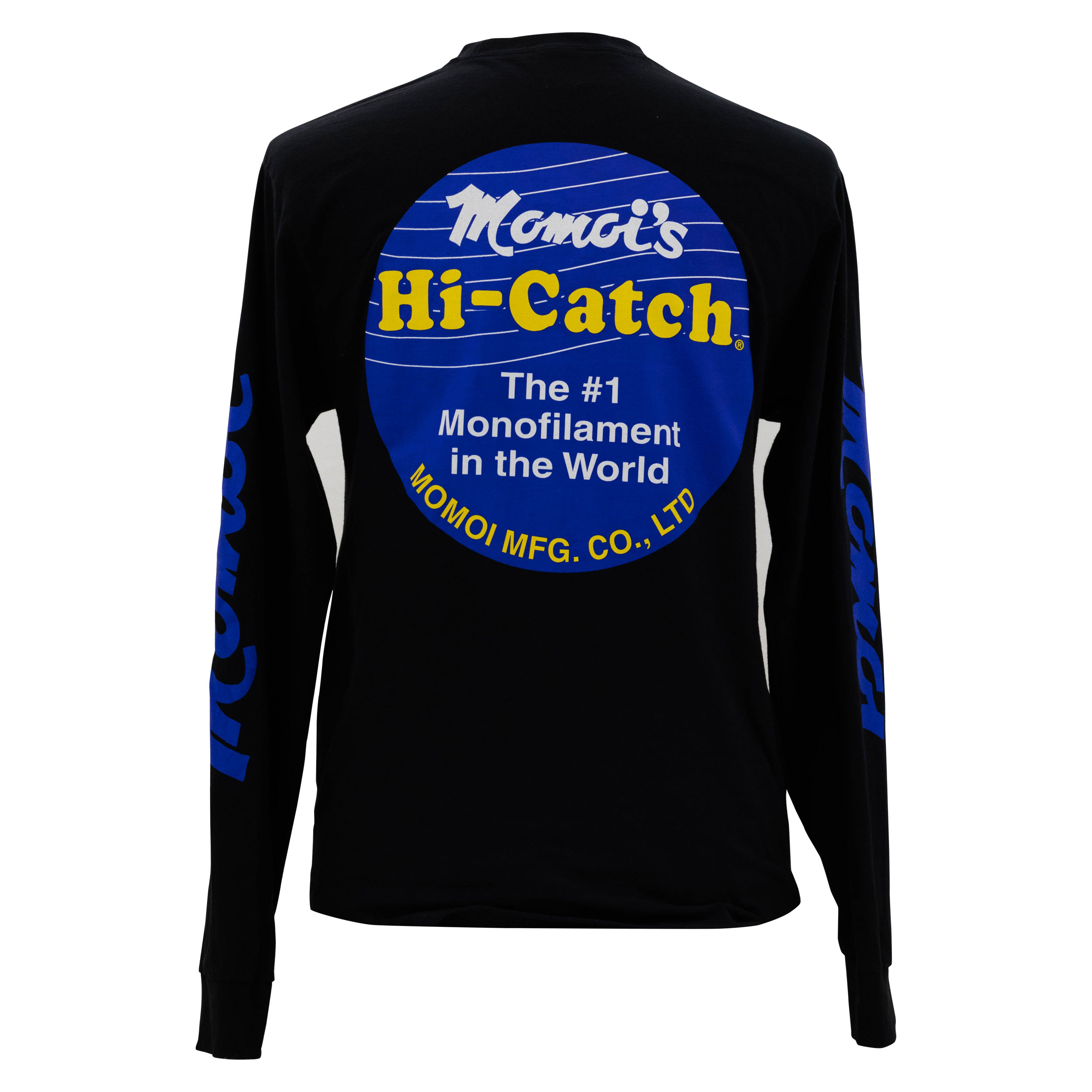 Diamond Fishing Cotton Long Sleeve T-Shirt Black Back Diamond Fishing Cotton Long Sleeve T-Shirt Black Back