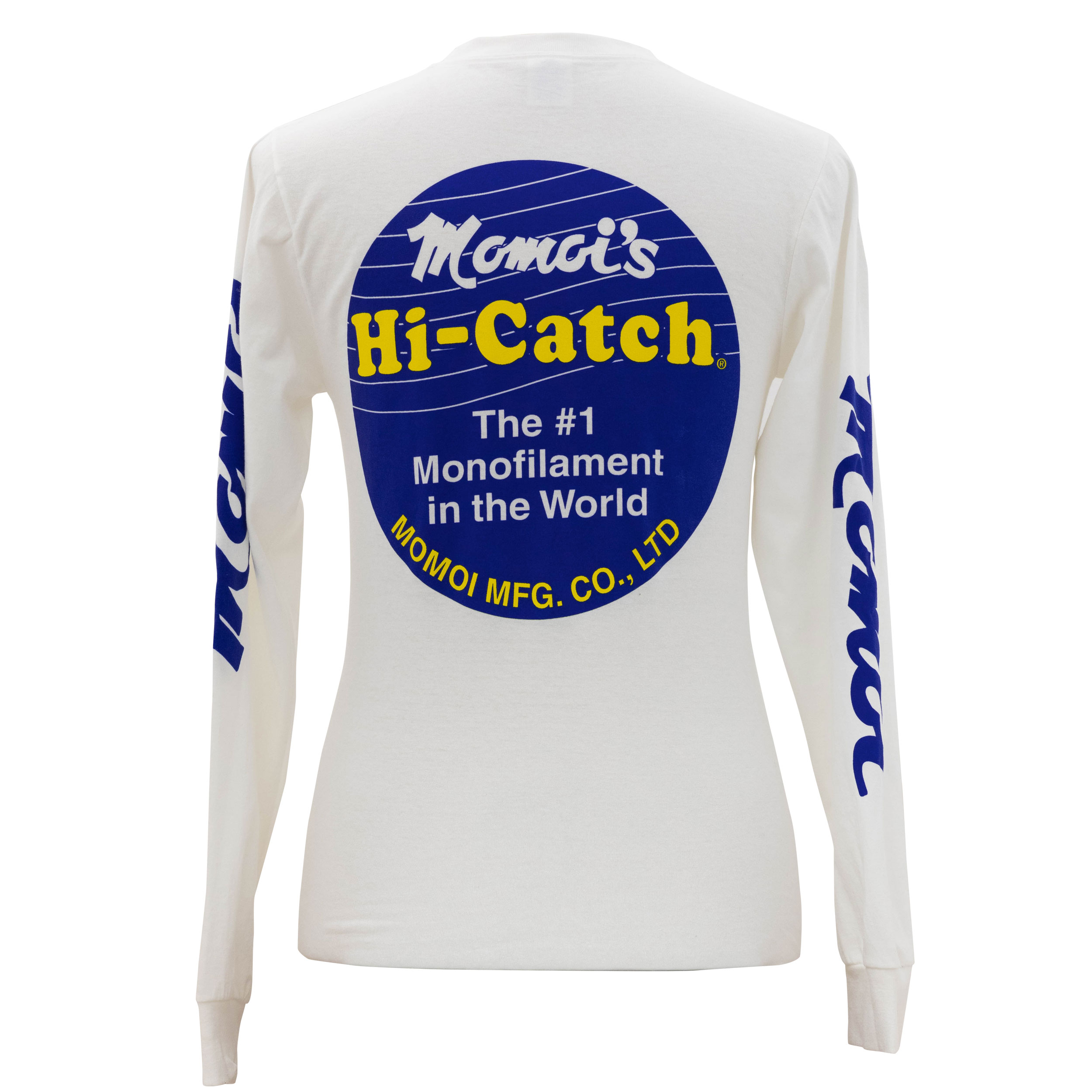 Diamond Fishing Cotton Long Sleeve T-Shirt White Back Diamond Fishing Cotton Long Sleeve T-Shirt White Back